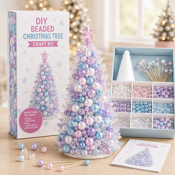 DIY-pärlset för julgran – pysselkit för barn och vuxna DIY Beading Kit Halloween Tree G Version - Monster