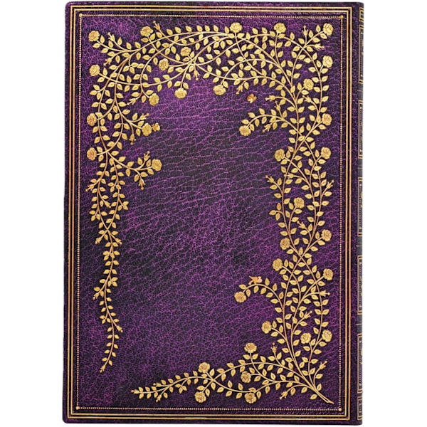 New York Rose (Gilded Age) Midi foret blød notesbog (elastikbåndlukning)