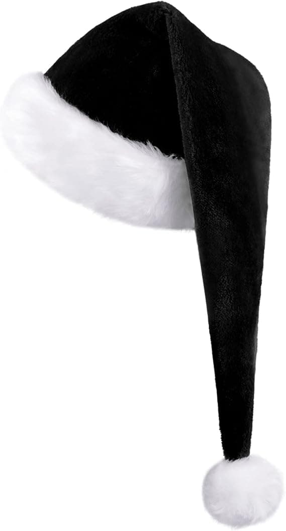 Lång julhatt, vuxen tomtehatt för kvinnor män, tomtehatt, Vuxen