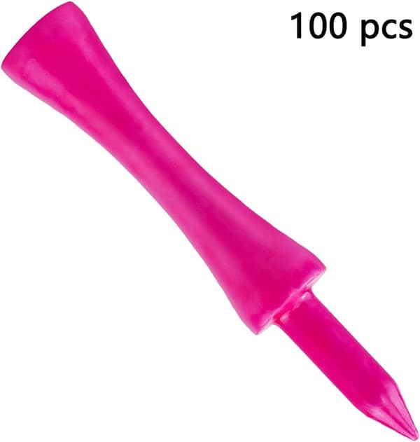 Golf Tees Pakkaus 100 Castle Puugolfteetä (57MM)