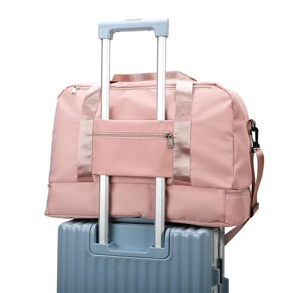 Sammenleggbar weekendbag Reisebag Sportsbag - Perfekt pink