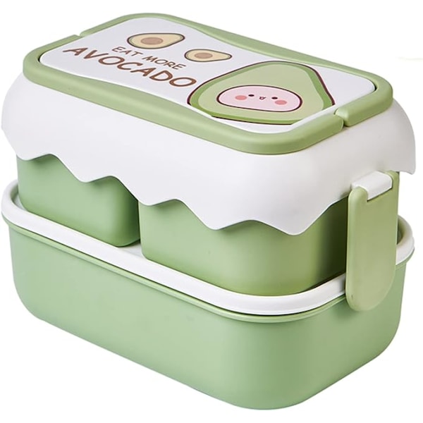 Matlåda, bento box för pojkar, gröna matlådor för barn