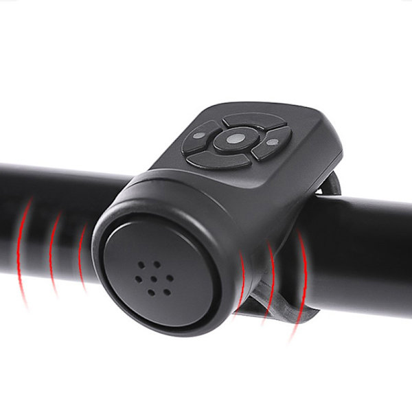 Elektrisk cykelhorn, elektronisk cykelklocka, 120db cykelhorn för vuxna, vattentätt horn för cykel USB-laddning{EE}