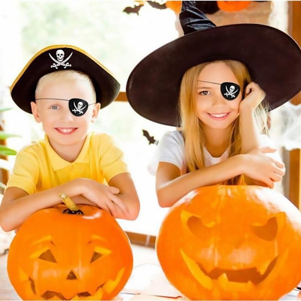 Halloween Pirat Øjenklap Enøjet Drage Kranie Øjenklap Udklædningsrekvisitter til Højtid