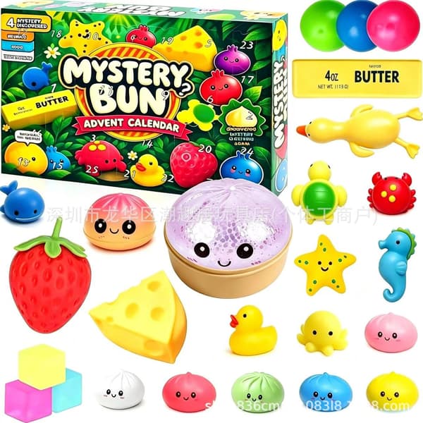 Maltose Slik Gaveæske Stressaflastende Legetøj 8 Stykker Sæt Til Børn Og Voksne 8-piece set A