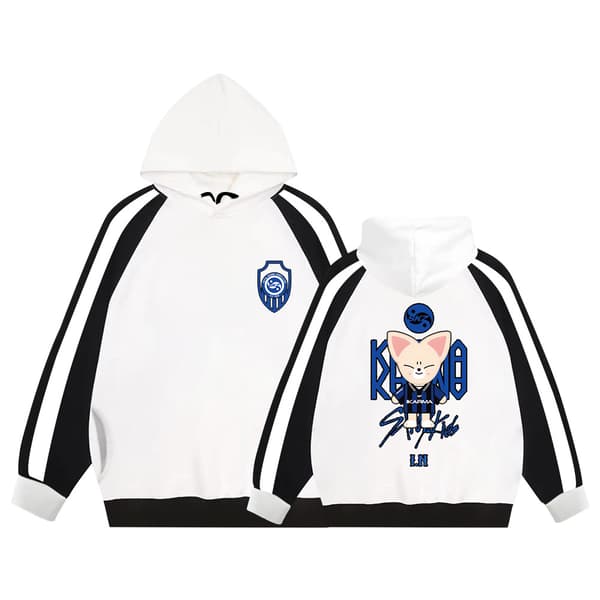 Han Student Tecknad Jacka Sidoficka Tröja Kvinnor Vinter Wolf - Fleece Lined XL