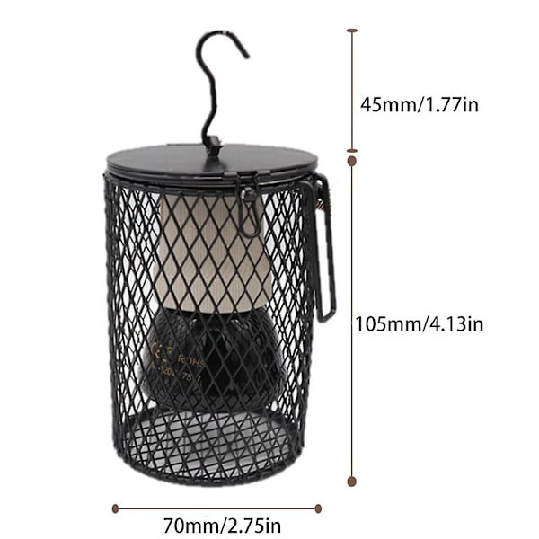 Varmelampe for fugler og reptiler - 50W keramisk infrarød varmeapparat for kjæledyr for vinteren{F2}