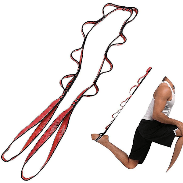Daisy Chain Rep 2 st Öglade Starka Remmar 23 KN Klätterlina Nylon Daisy Chains Multi Loop Aerial Yoga Sling 130 cm
