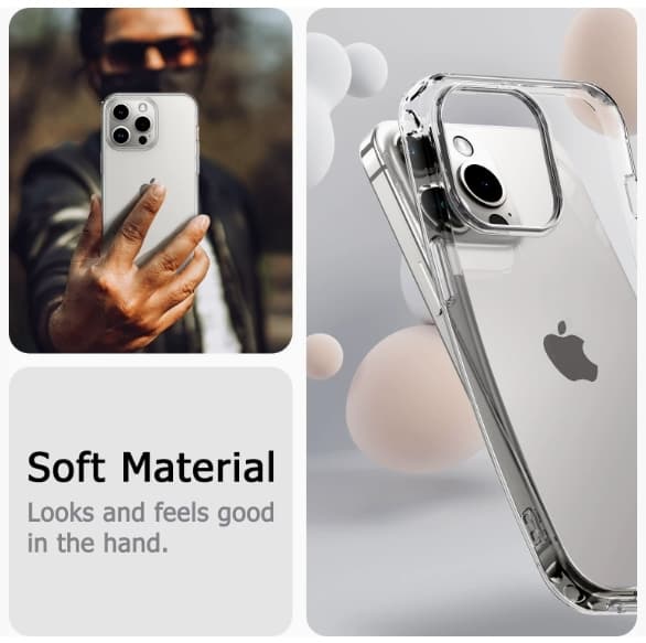 Beskyttende telefoncover til iPhone 16 Pro med skærmbeskyttelse, holdbart design