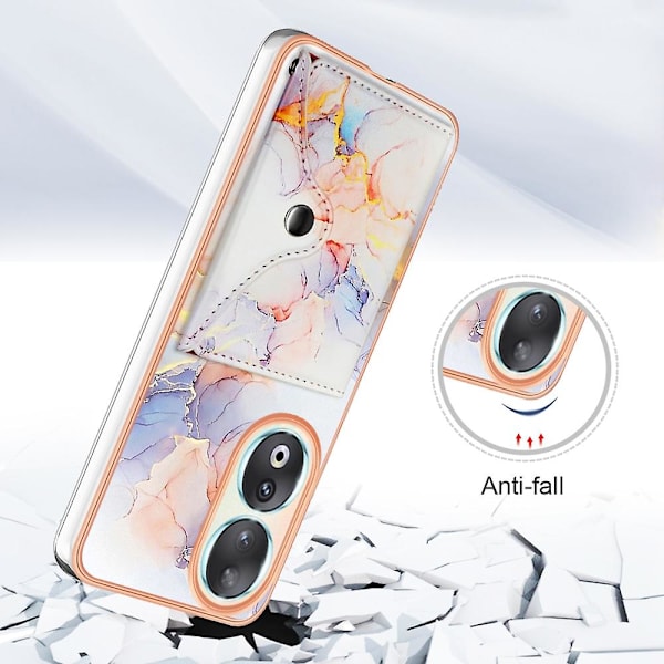 IMD TPU-telefondeksel for Honor 90 5 Galaxy Marble White