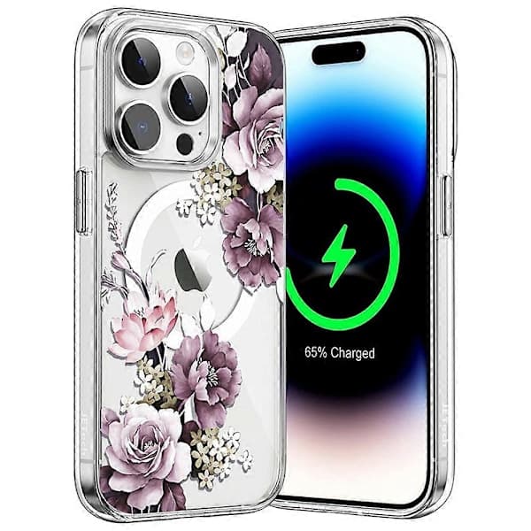 Deksler til iPhone 16 Pro TPU+PC Telefondeksel Kompatibel med MagSafe