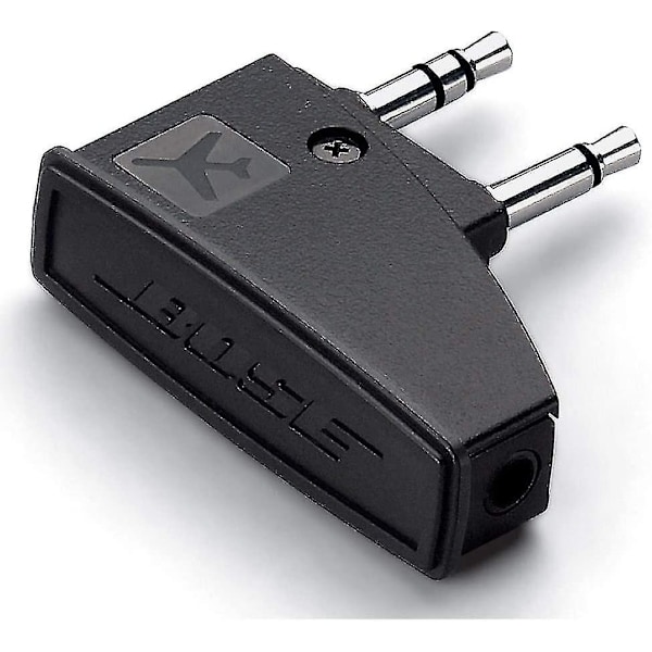 Støyreduserende flyhodetelefonadapter for Bose QuietComfort 2 QC3 QC15 QC25 QC35 SoundLink AE2 AE2w og flere hodetelefoner gullbelagt