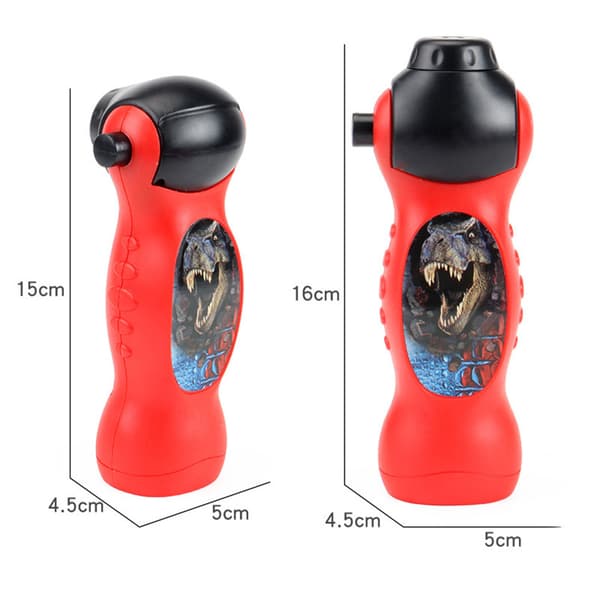 Kids Cartoon Projector Flashlight Luminous Toy Rotatable Lens 24 Patterns