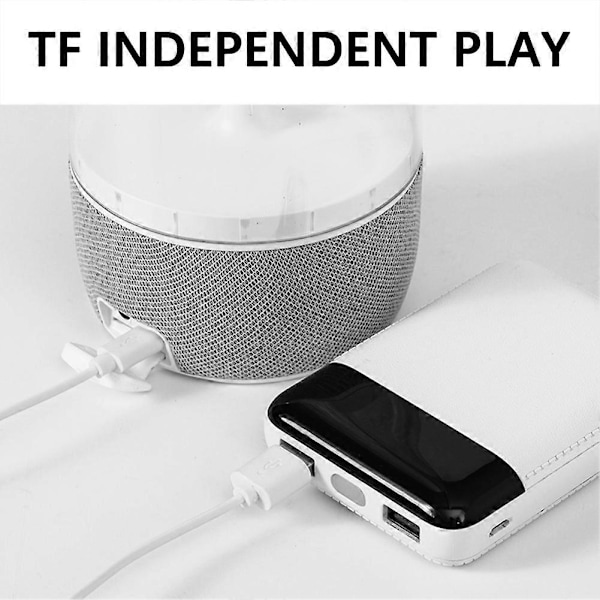 Mini Portabel Jellyfish Bluetooth-högtalare - Färgglad Stämningsbelysning Dekorativ Nattlampa Gåva för Hem, Kontor och Resor