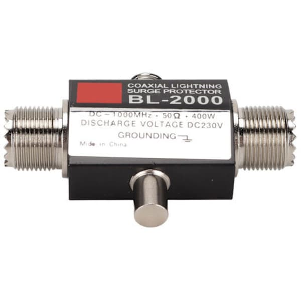 Coaxial protection for radio frequency communication systems, characterized by high-frequency performance and broadband coaxial surge protection
