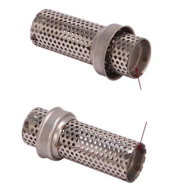 2x Universal Motorcykel Avgasljuddämpare Db Killer Ljuddämpare Ljud Eliminator Mesh Db Killer-si LGL