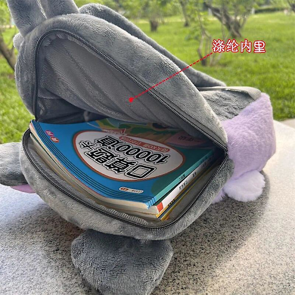 Ny Sanrio Tegneserie Sød Plys Rygsæk Cinnamoroll Kuromi Pige Hjerte Stor Kapacitet My Melody Skuldertaske Børn Julegave Melody B Melody B about 37x10x31cm