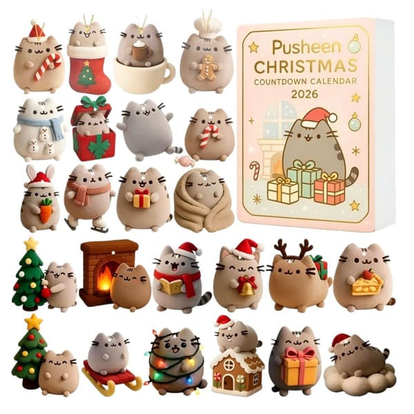 Halloween Julekalender 2D Akryl Samlerlegetøj Nedtælling Collectible Toy E 26*18*3CM