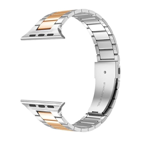 Rannekoru Apple Watch 41 mm / 40 mm / 38 mm Linkit Teräs Hopea / Ruusukulta
