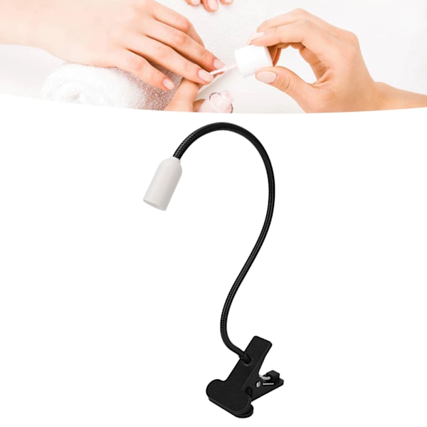 6W Stor Chip UV LED Skrivebordslampe med Fleksibel Svanehalsklemme 360 Graders Roterende Håndfri Clip-on Neglelampe{EE}