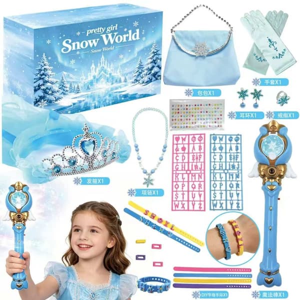 Julkalender Blind Box Enhörning Sjöjungfru Smycken Flickor Julklapp SP-01