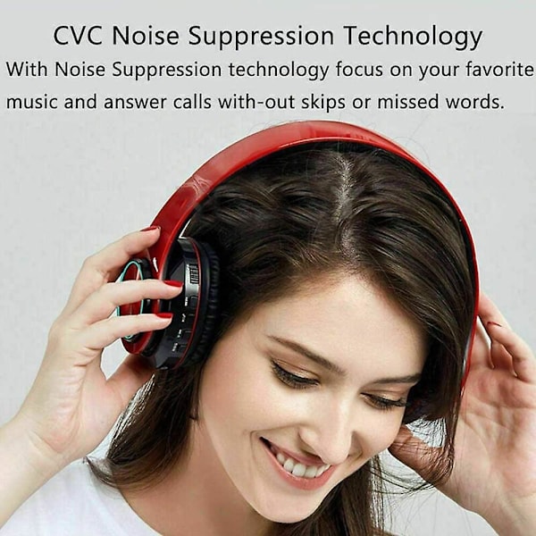 Peliheadsetit Bluetooth-surround-äänellä Stereo Langattomat nappikuulokkeet USB-liitännällä ja mikrofonilla Värikkäät valot PC-kannettavan headsetti (valkoinen)
