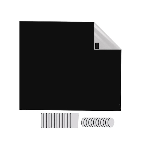 Portabla mörkläggningsgardiner, 150 x 200 cm mörkläggningsmaterial, temporära mörkläggningsgardiner enkla att fästa på fönster för sovrum{EE}