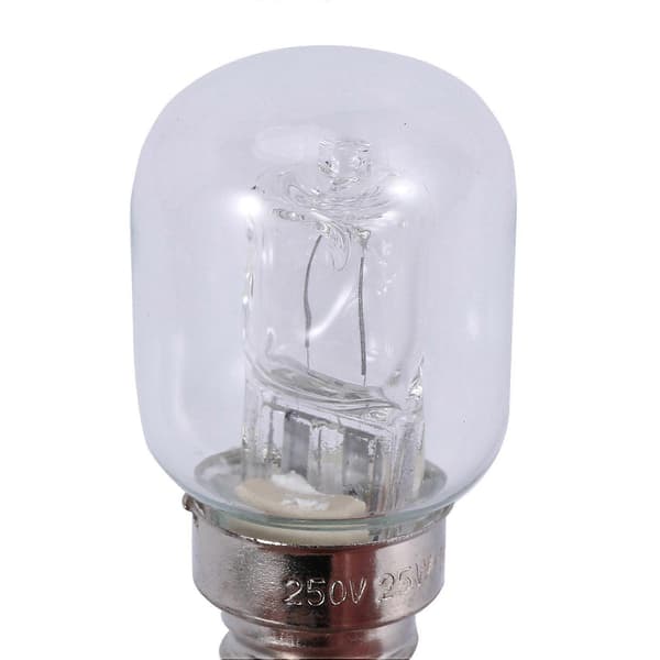 2x E14 Høytemperatur Lampe 500 Grader 25W Halogen Boble Ovnslyspære E14 250V 25W Quartz Lampe