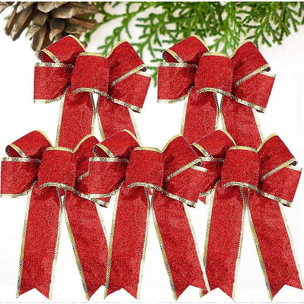 st Stora Julglitterrosetter