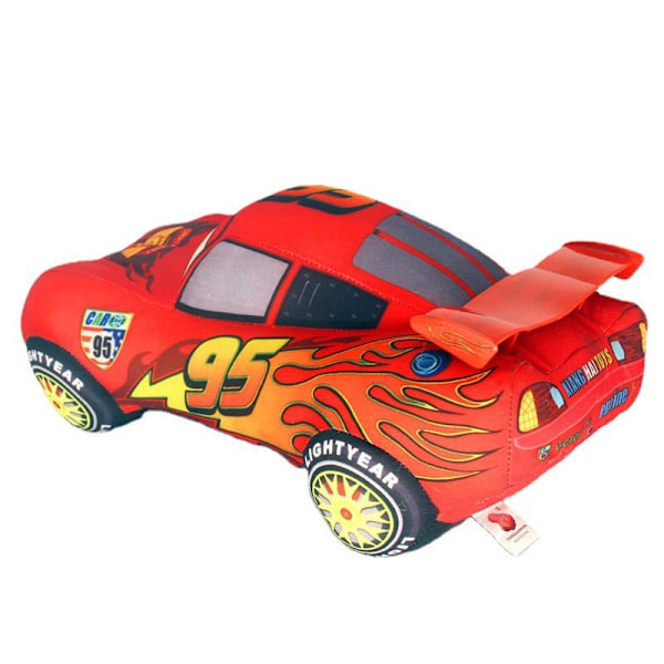 Pixar Cars Barnleksaker Blixten McQueen Plyschleksaker Söta Cartoon Bilar 35 cm