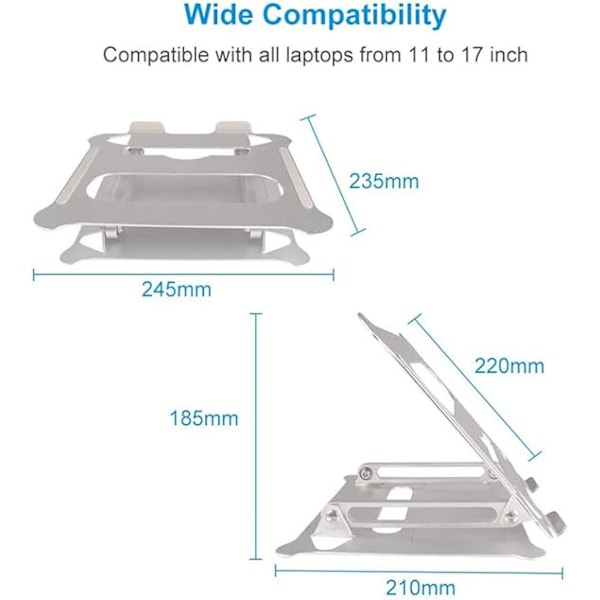 Laptopställ hopfällbart ställ Laptopställ Laptoptillbehör Laptopställ Dator