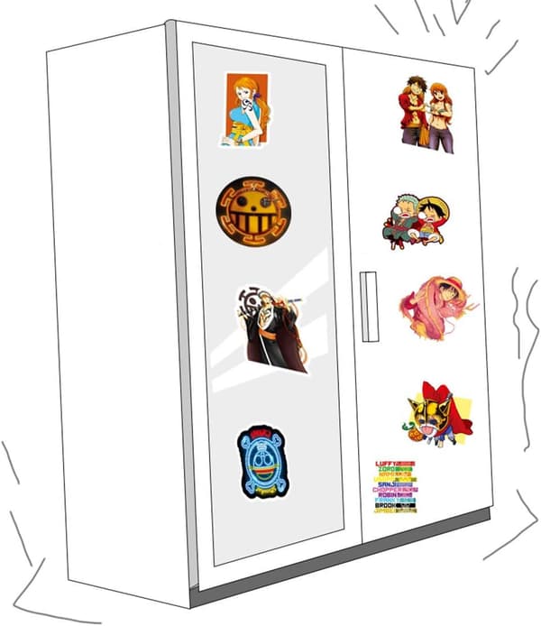 (ee)100 Yksiosaiset tarrat One piece