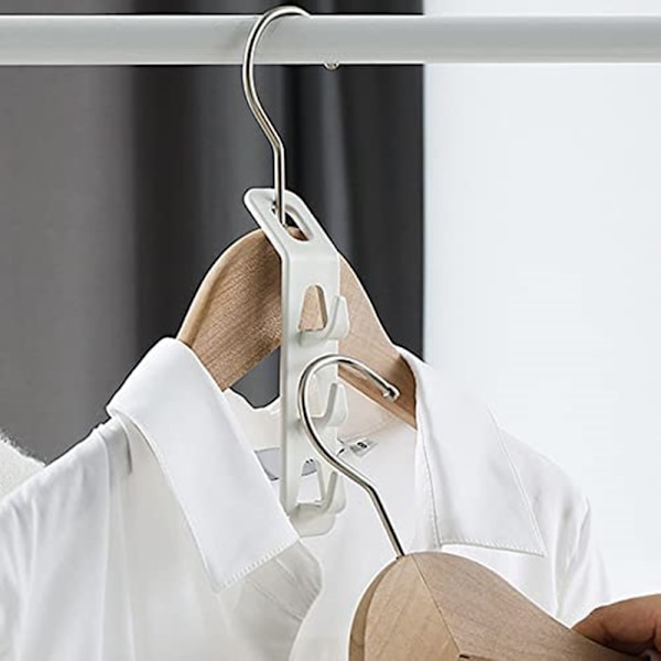 3-kerroksinen vaateripustimen yhdistyskoukku, vaatekaapin säilytys ja