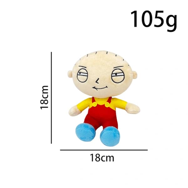 Family Guy-animation runt dockor plyschleksaker dockor 2PCS