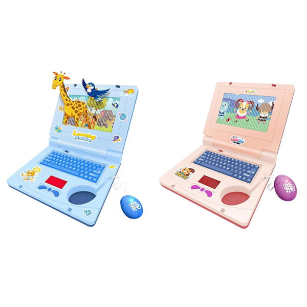 Barnens Dator Laptop Utbildningsleksaker Present Till Pojkar Flickor Purple