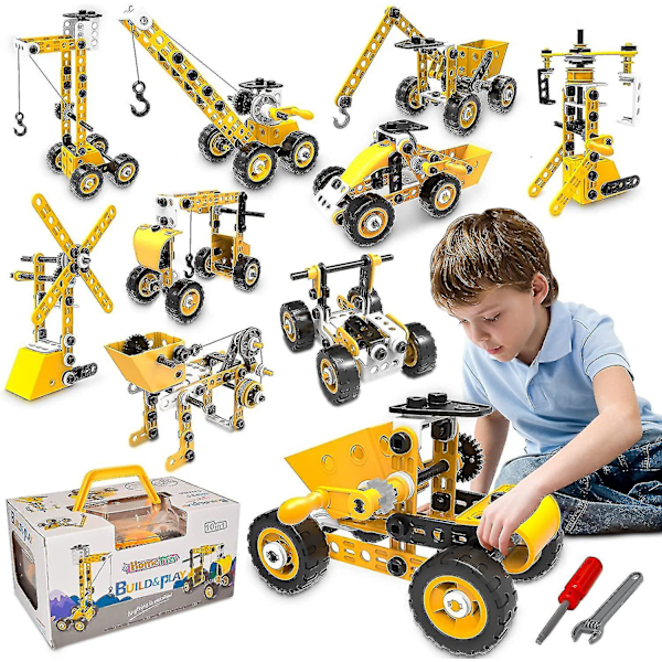 Educational Building Toys STEM Learning Kit, Building Blocks For Preschoolers, Tech Toys Creative Set Gift For Boys 5 6 7 8 9 10+ Years