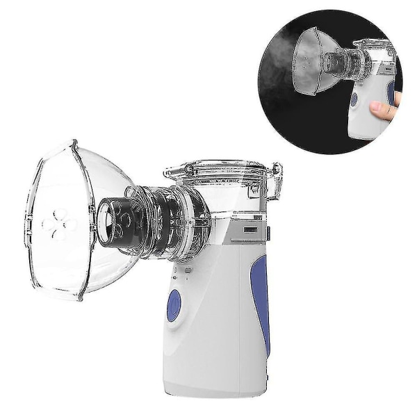 Bärbar ultraljudsnebulisator: Handhållen Cool Mist-nebulisator - blå färg