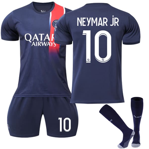PSG Fodboldtrøje til børn, Nummer 10 Neymar, Sæson 23-24 24 No.10