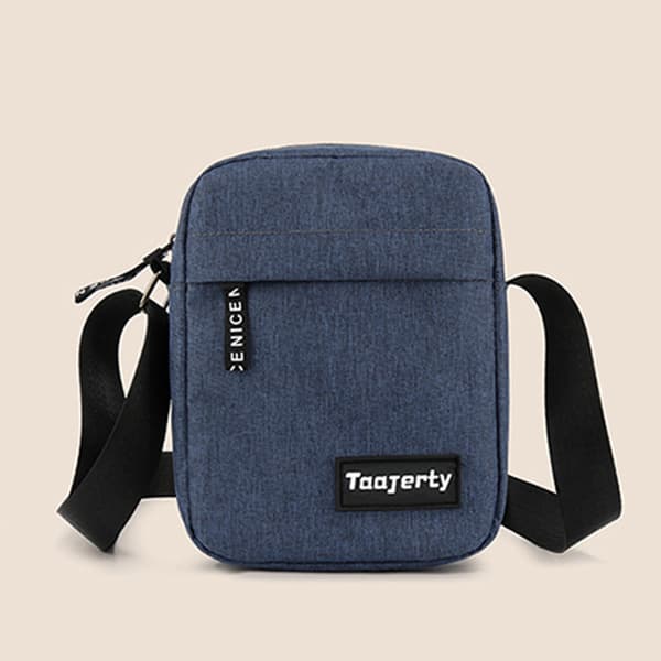 Men's Small Bag Shoulder Bag Trendy Diagonal Backpack Chest Bag Black