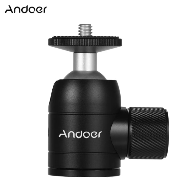 Andoer Tripod Ball Head 360 Degree Rotation Compatible SLR Camera Tripod Selfie Stick Monopod