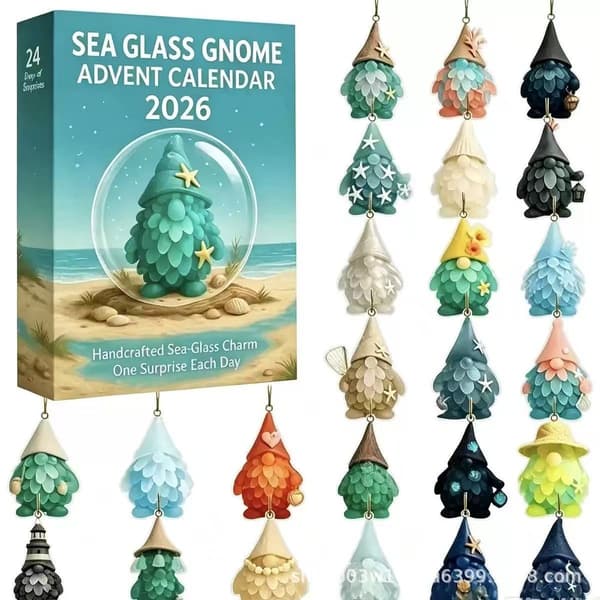 Sjøglassnisse Julekalender 2026 – Liten Alv Nedtelling til Jul dwarf