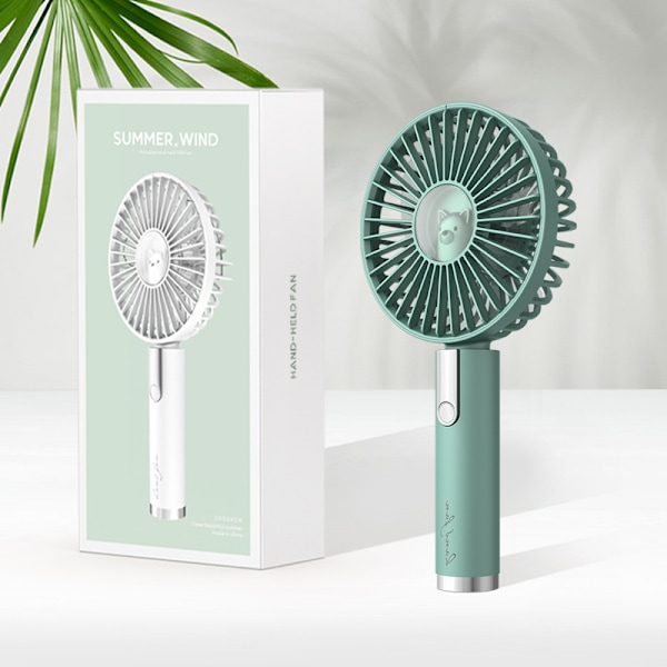 USB fan - Rechargeable - Dark green