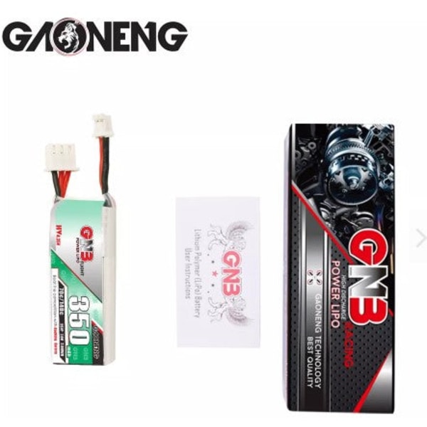 Gaoneng GNB 7,6 V 350MAH 70C 140C 2S HV PH2.0 Lipo-batteri för Emax TinyhawkS FPV racingdrönare