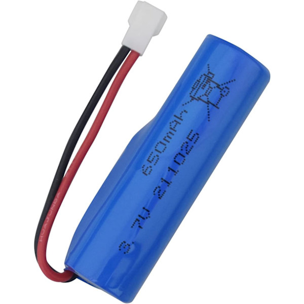 Litiumakku 3.7V 650mAh veneisiin SYMA Q9, H126, H131, H118, RH701 | Parannettu teho ja kestävyys | Helppo asennus, sininen