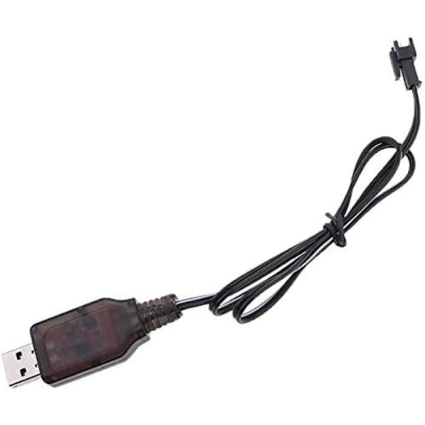 SM-2P 250mAh USB-latauskaapeli | 7,2 V Ni-MH RC-autoakkuja, RC-helikopterin SM-2P-laturi, muovi