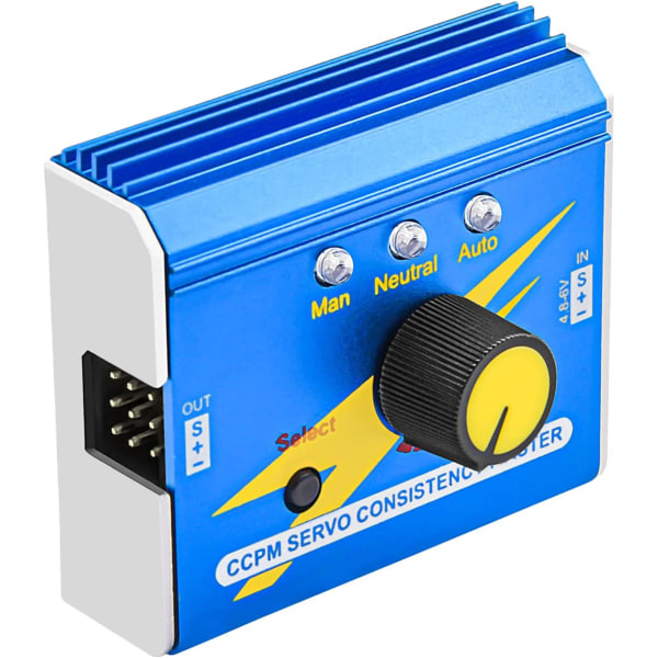 Digitaalinen Servo Testeri DC 4.8V-6V RC Alumiinikotelo Monitoiminen Servo-ohjain CCPM-testi ESC Servo-moottorille