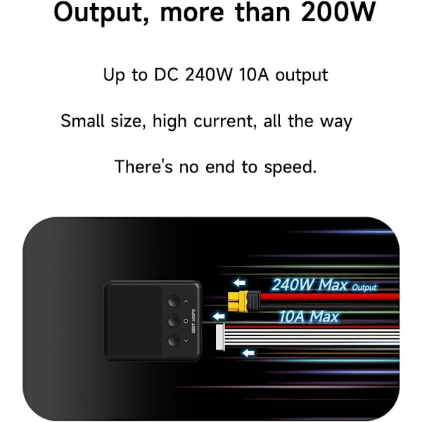 ISDT 608PD Lipo batteriladdare, DC 240W/10A, USB C 100W/5A, RC Balance Discharge Smart Digital Batteriladdare för LiFe/Lilon/LiPo/LiHV, NiMH-batterier