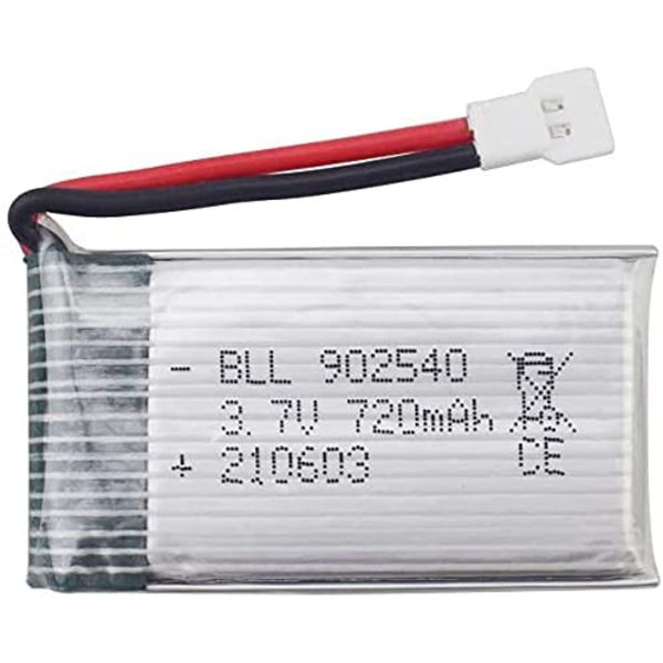 4 delar uppladdningsbart lipobatteri (3,7v, 720mAh Lipo) för Rc Quadricopter drönare Syma X5 X5C X5SC X5SW, Cheerson CX-30W, Skytech M68, Wltoys F949