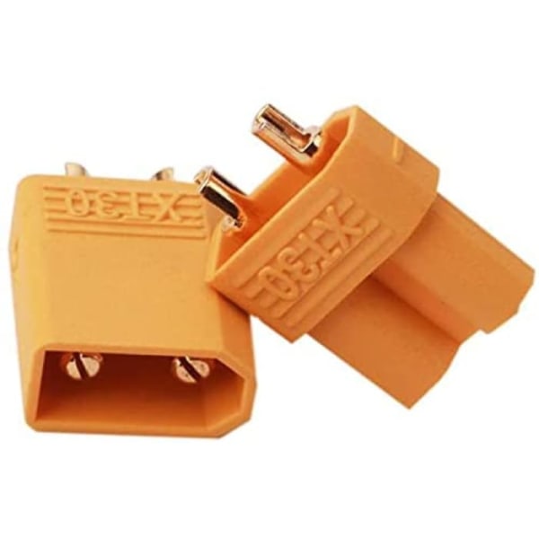 Højkvalitets XT30-stik, han-hun, model Rc Lipo batteristik, 10 par