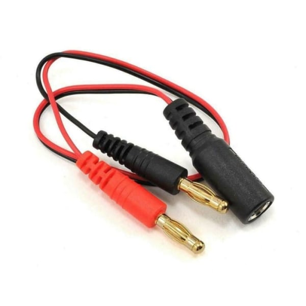 2.1DC till 4mm Banankabel 30cm för Fatshark FPV Goggles | Flexibel anslutning | Pålitlig energi Kompatibel med Lipo 2S 1500mAh